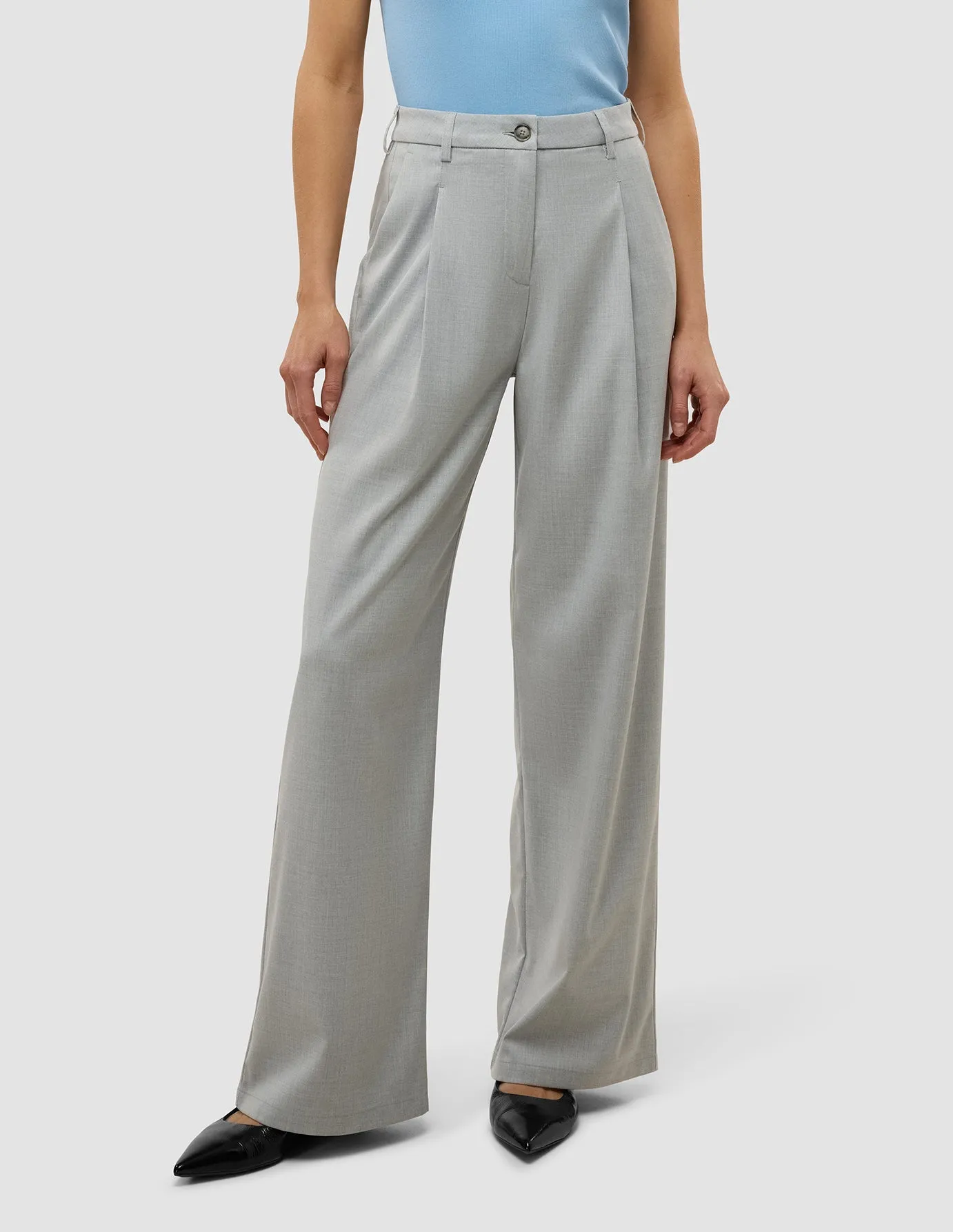 EcoFriendlyBlend Quick Pack Women's Skye Pants Wide Grey Pine Melange