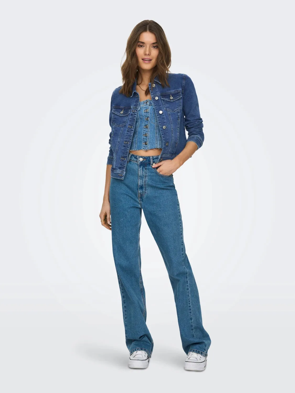 OdorResistantFabric Wind Blocking Fabric Wonder Cotton Denim Jacket