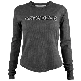 Chocolate Mix - and - Match Women's Bowdoin Long-Sleeved Baby Tee from Boxercraft