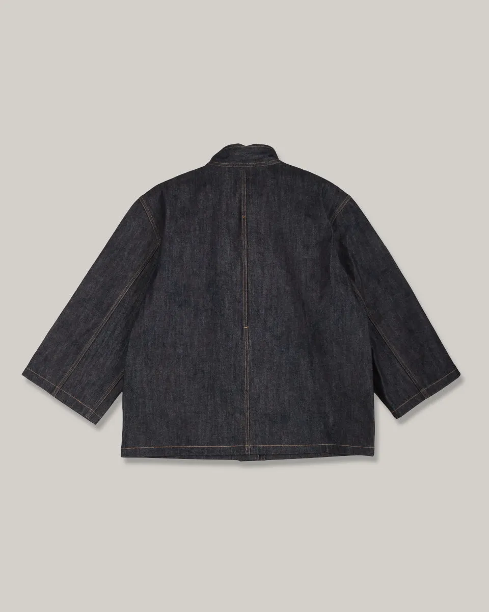 WORK WORKS WOMENS STAND COLLAR 3/4 SLEEVE JACKET - Seamless Shoulder Construction