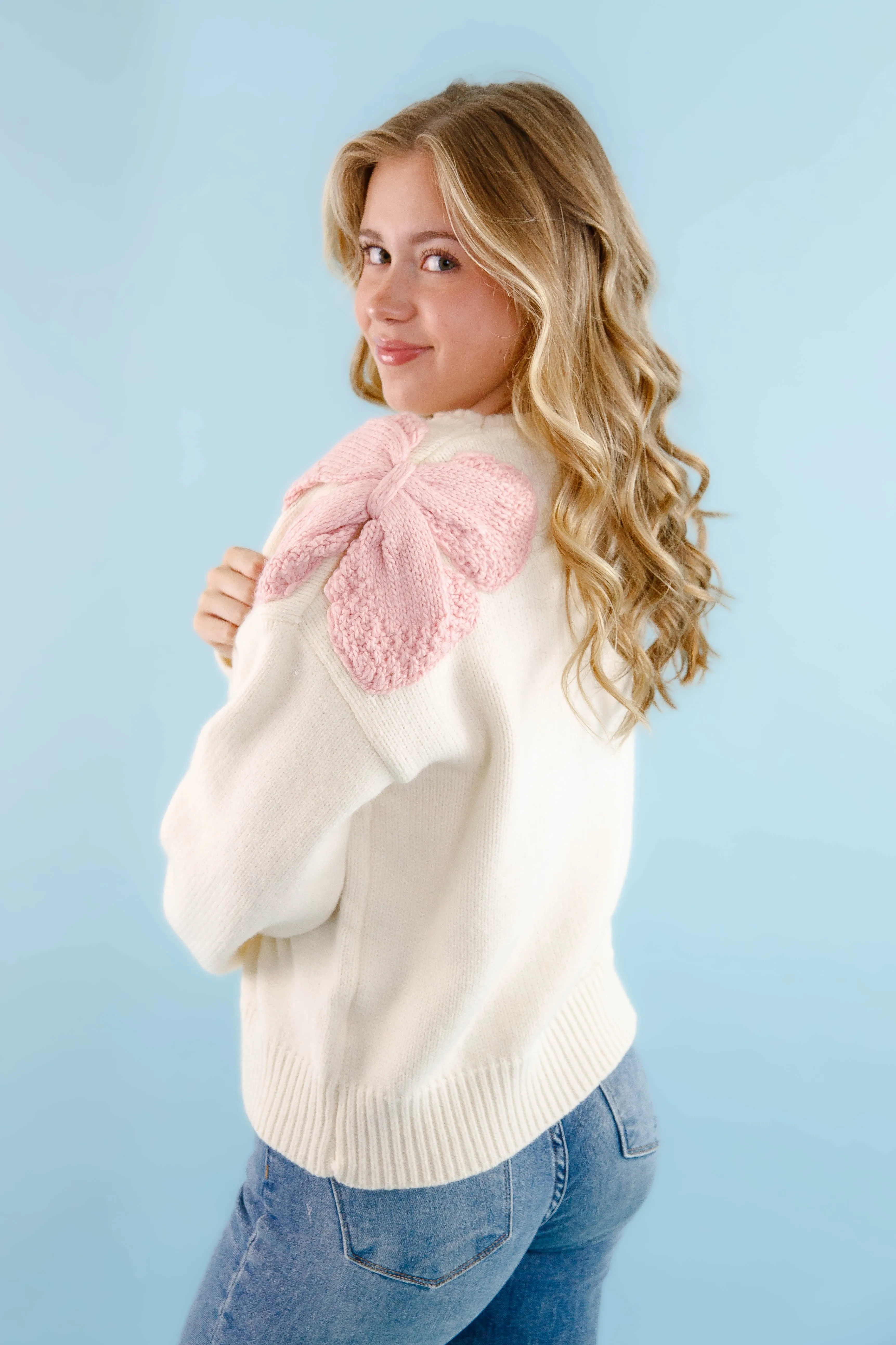 Odor Resistant Knitwear Fashionable Knit Wrapped Up In It Sweater