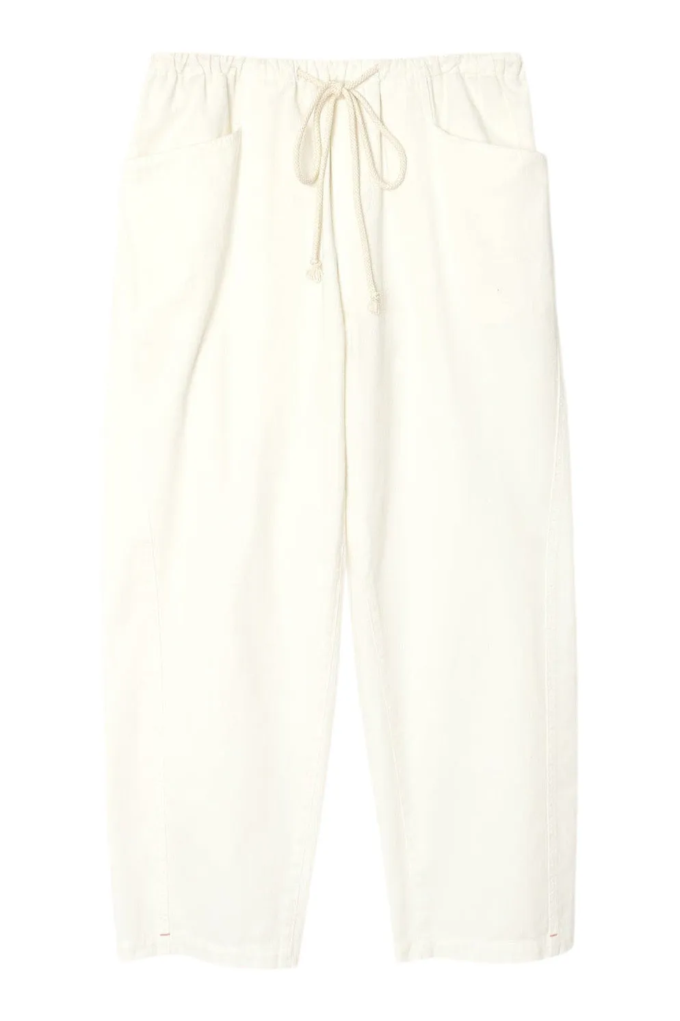 Xirena Baxter Twill Pant in Chalk White Everyday Ease