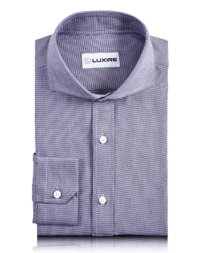 Checks:Purple On White Herringbone Spring Break Smooth Texture