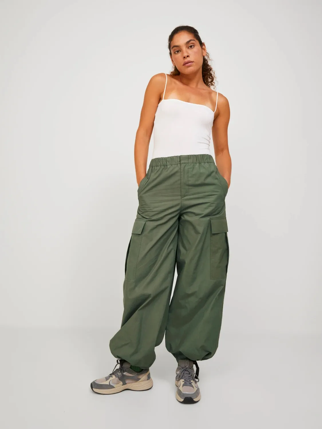 Yoko Cotton Cargo Pants High Durability Thread