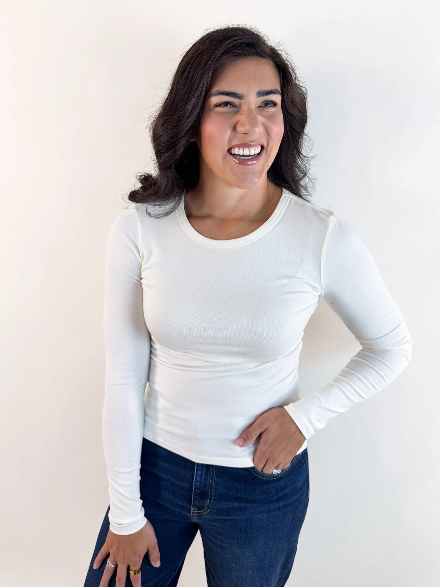 Velvet [Z SUPPLY] Second Skin Crewneck Longsleeve