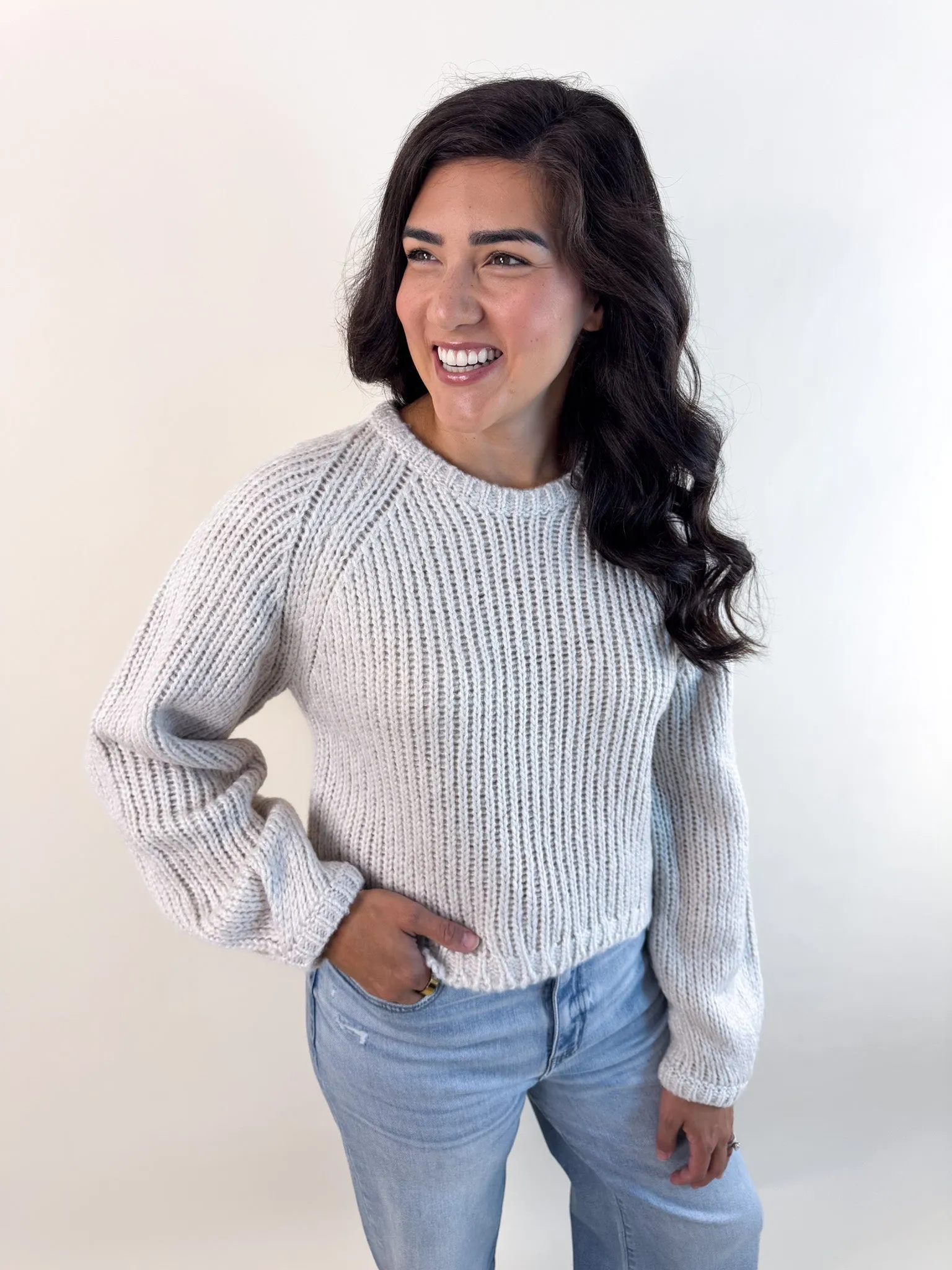 Winter Essential Knit Look [Z SUPPLY] Sheena Turtle Dove Sweater