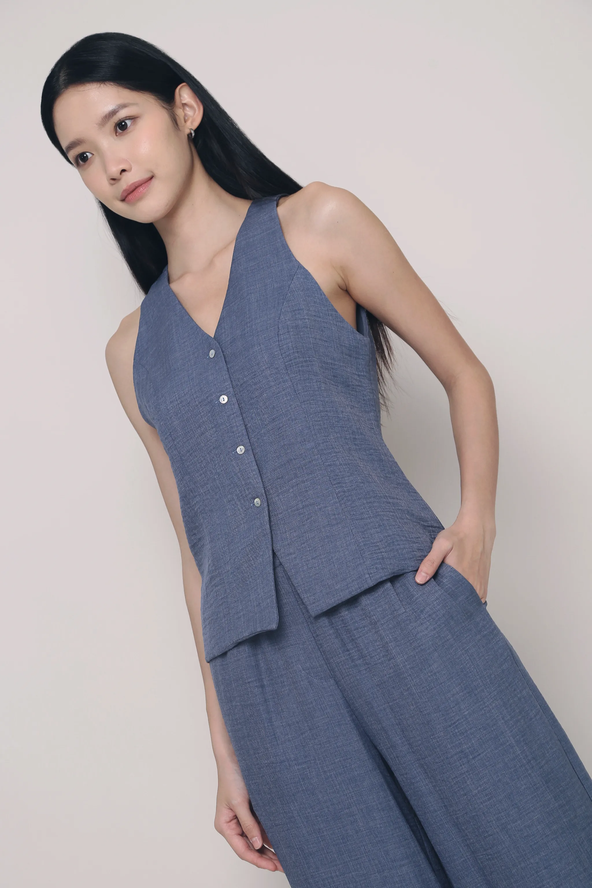 Durable Reinforced Elbow Patches Carlton 2-Piece Suit Blue