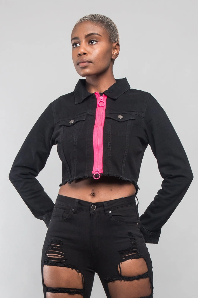 Eco Friendly Construction Zippered Accent Jacket